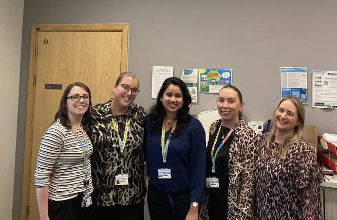 Yesterday we said goodbye to one of our secretaries (also known as PCOs), Aleena. Here she is pictured with some of our other lovely PCOs (Lisa, Steph and Sam) and Assistant Service Manager (Jamie). We wish Aleena all the best in her new job.