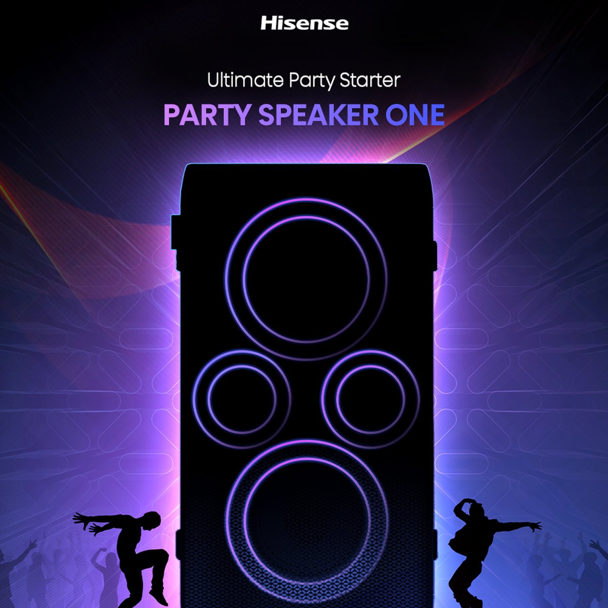 HisenseCA's tweet image. 🎉 Kickstart your party with the #Hisense Party Rocker! Compact, water-resistant, and with long-lasting power, it's the ultimate party starter. Bring the beats anywhere, rain or shine! 🎶💦 #PartyRocker #Premium #Technology