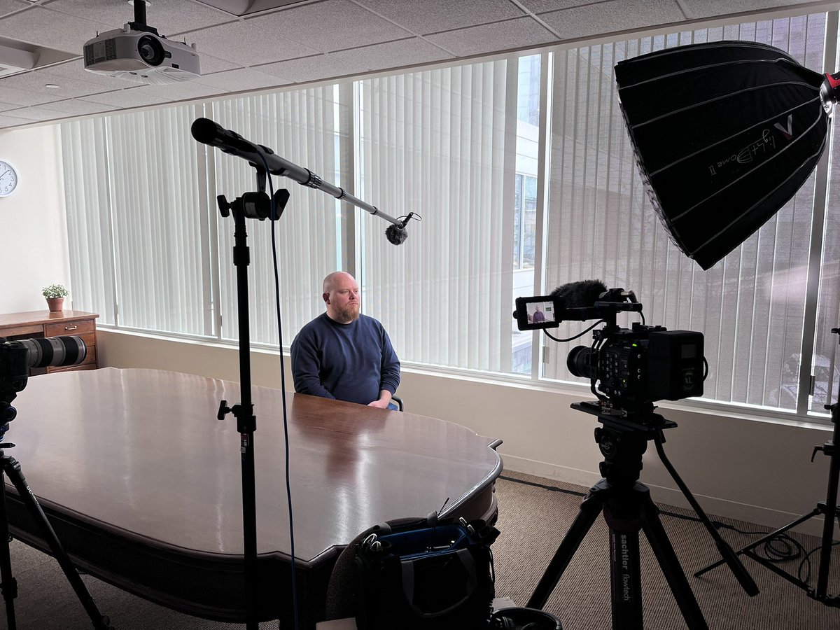 Today I took a break from making a documentary about substance use disorder to be in one. I’m grateful for @The_BMC’s Grayken Center for Addiction for interviewing me about my experience.