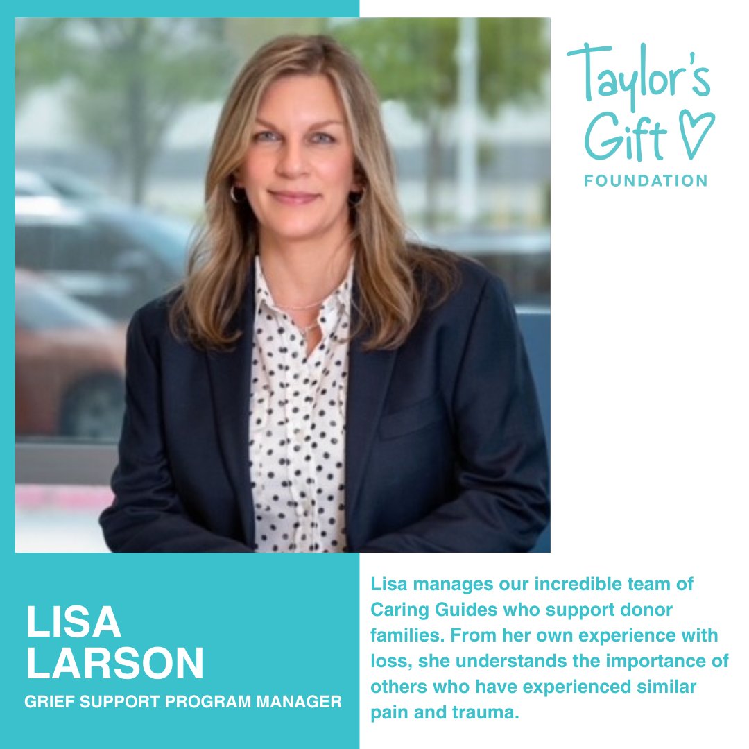 eet Lisa Larson, our Grief Support Program Manager. 💙She's wonderful and we're so happy she's part of our team!⁣

Lisa is a Certified Peer Support Specialist (CPSS), an ARISE interventionist intern, a Grief Certified Coach, AND a life coach. As our program manager, Lisa oversee