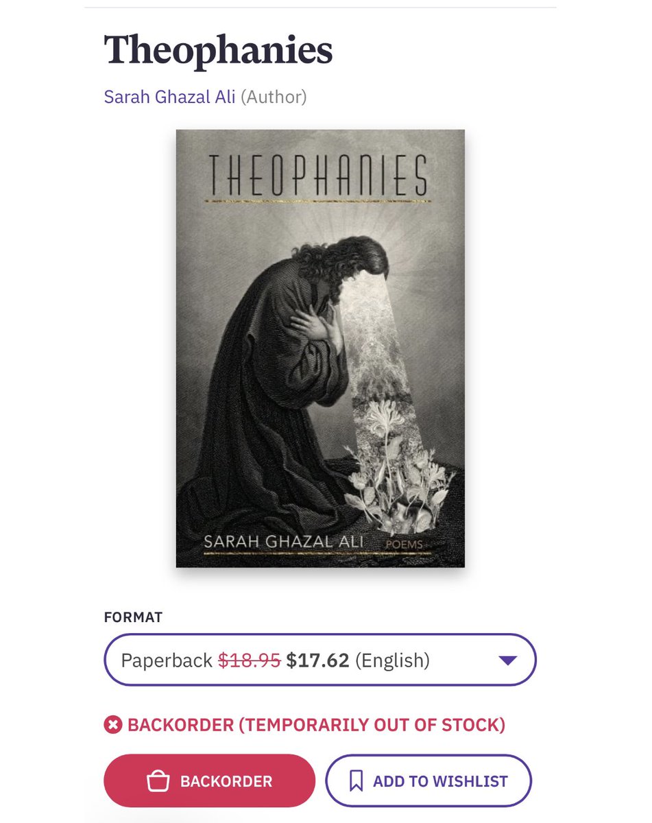 hey! theophanies came out a little over a week ago and is…..sold out? my press sold! out! as did bookshop! what!! what! WHAT! gratitude to all who bought a copy—more on the way, and other bookstores still have it in stock or should soon❤️‍🔥⚜️