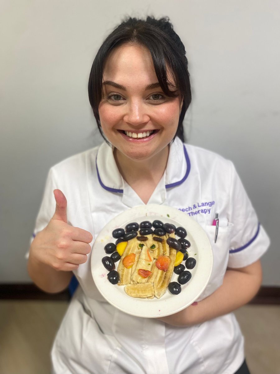 LGTSALT's tweet image. #MySLTDay consisted of a Videofluoroscopy CPD- ‘Anatomy 101 with @Frah_A &amp;amp; @LibbySLT’ followed by Fruit Face Friday with some wonderful (and delicious) creations! #Wellbeing ✅ and a great way to get our 5-a-day going! @RCSLT