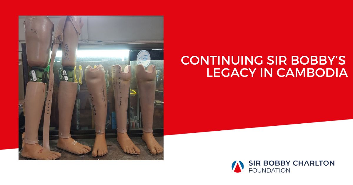 We have been working with in Cambodia since 2019, providing crucial funding to support those with disabilities, many as a result of landmine blasts.  We continue to work with Exceed, carrying on #SirBobby’s legacy. Get involved here: thesbcfoundation.org #Landmine