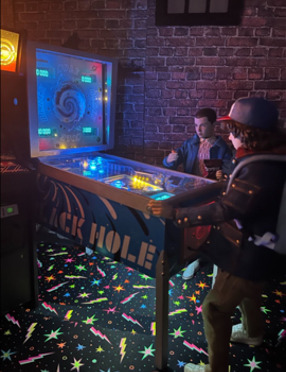 All you need is a shelf to create magical arcade vibes with our Limited Edition Black Hole MINIPIN.  Check out the first release in our new line of replica pinball machines in 1/6 scale now available for presale only at:
newwavetoys.com
