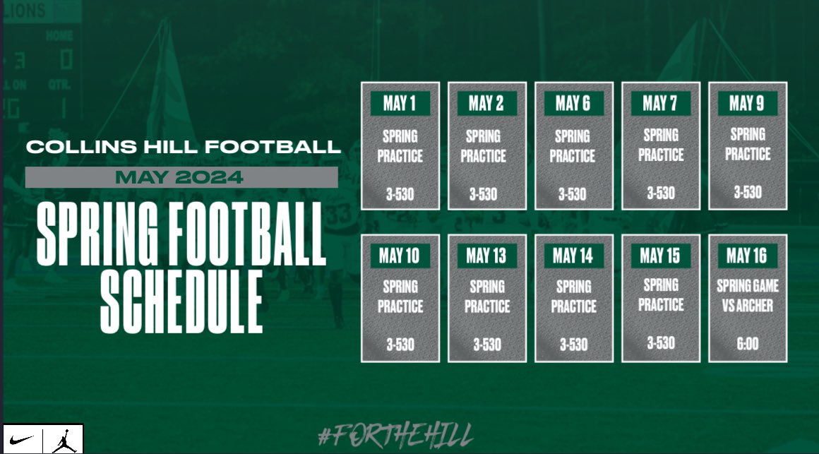 It’s about that time ⏰… #FORTHEHILL @SwickONE8 @darealcoachcam1 @CoachBeck56 @coachMMartin54 @Frfountain2002 @gtfan54 @BLinnell2 @bna424 @JBeverlyCoach @the006beast @coachaj_rathbun @SpeedyGermana