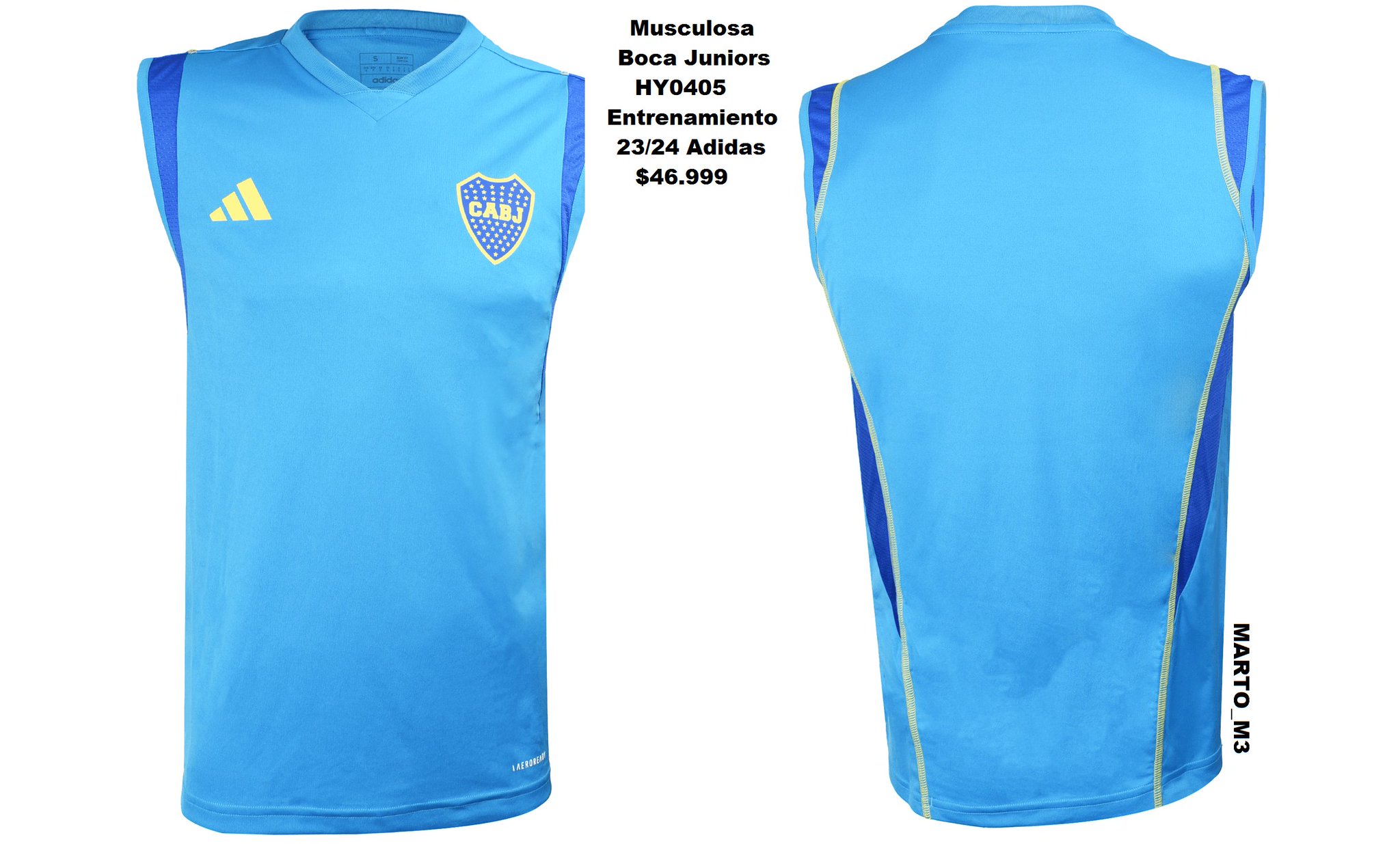 Marto CABJ on X A la venta online Musculosa Boca Juniors HY0405 Entrenamiento Azul 23 24 Adidas 46.999 https t upxFo2kcdj MartoIndumentaria https t kqm0AzVAOk X