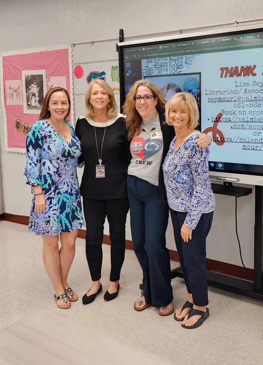 Lisa Seymour (@lisaseymour1) on Twitter photo Supporting #DualEnrolled students is a favorite part of my job <a href="/PBStateCollege/">Palm Beach State College</a>! Spent a great morning, <a href="/DwyerHS/">William T. Dwyer HS</a>, digging into research with the Ss. #GivingBack to the HS and teachers who gave so much to my kids was the icing on the cake! <a href="/pbcsd/">The School District of Palm Beach County</a> <a href="/DwyerPrincipal/">Corey Brooks</a> #LoveMyLibraryPBCSD Supporting #DualEnrolled students is a favorite part of my job <a href="/PBStateCollege/">Palm Beach State College</a>! Spent a great morning, <a href="/DwyerHS/">William T. Dwyer HS</a>, digging into research with the Ss. #GivingBack to the HS and teachers who gave so much to my kids was the icing on the cake! <a href="/pbcsd/">The School District of Palm Beach County</a> <a href="/DwyerPrincipal/">Corey Brooks</a> #LoveMyLibraryPBCSD