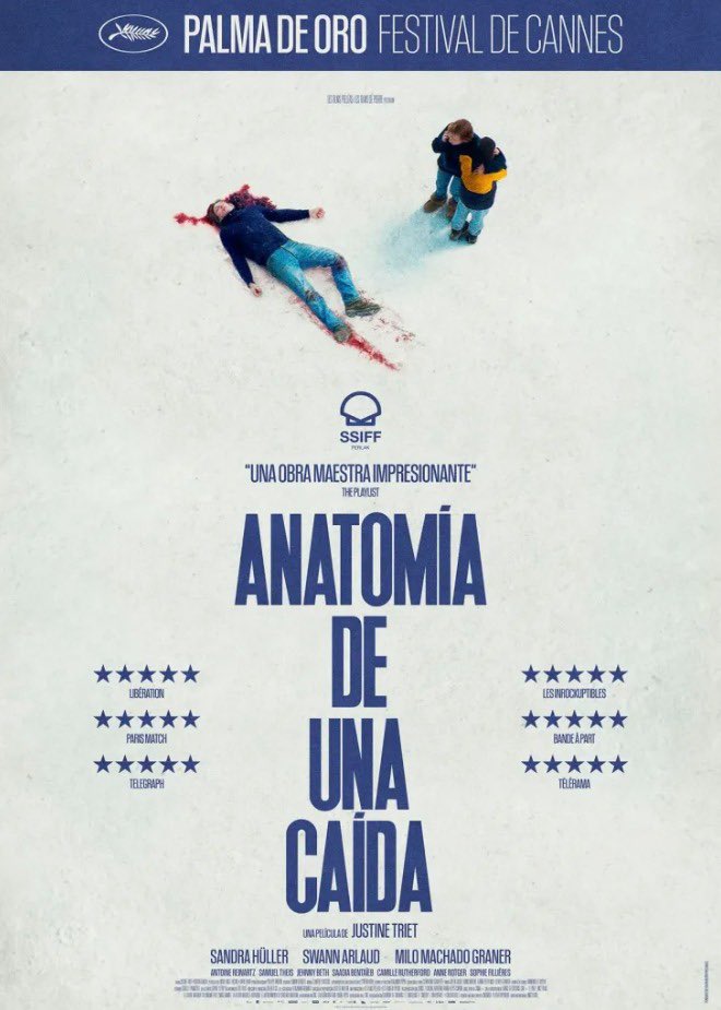 ‘Anatomía de una caída’ es una de las películas más interesantes del año. Es un abierto reto al cinéfilo a convertirse en juez de un asesinato enganchándolo desde sus primeros minutos. Por @Naiime 👁👉 cinextasis.com/?p=2154