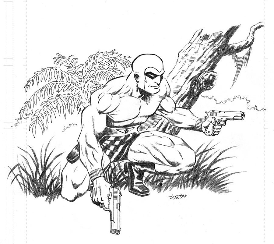 Loston_Wallace's tweet image. #ThePhantom #TheGhostWhoWalks #KingFeatures #DefendersOfTheEarth
A Phantom image I drew as a commission back in 2011.  I drew him really ripped back then. Today, I typically don't go quite so crazy with the muscles. lol. Always loved The Ghost Who Walks!