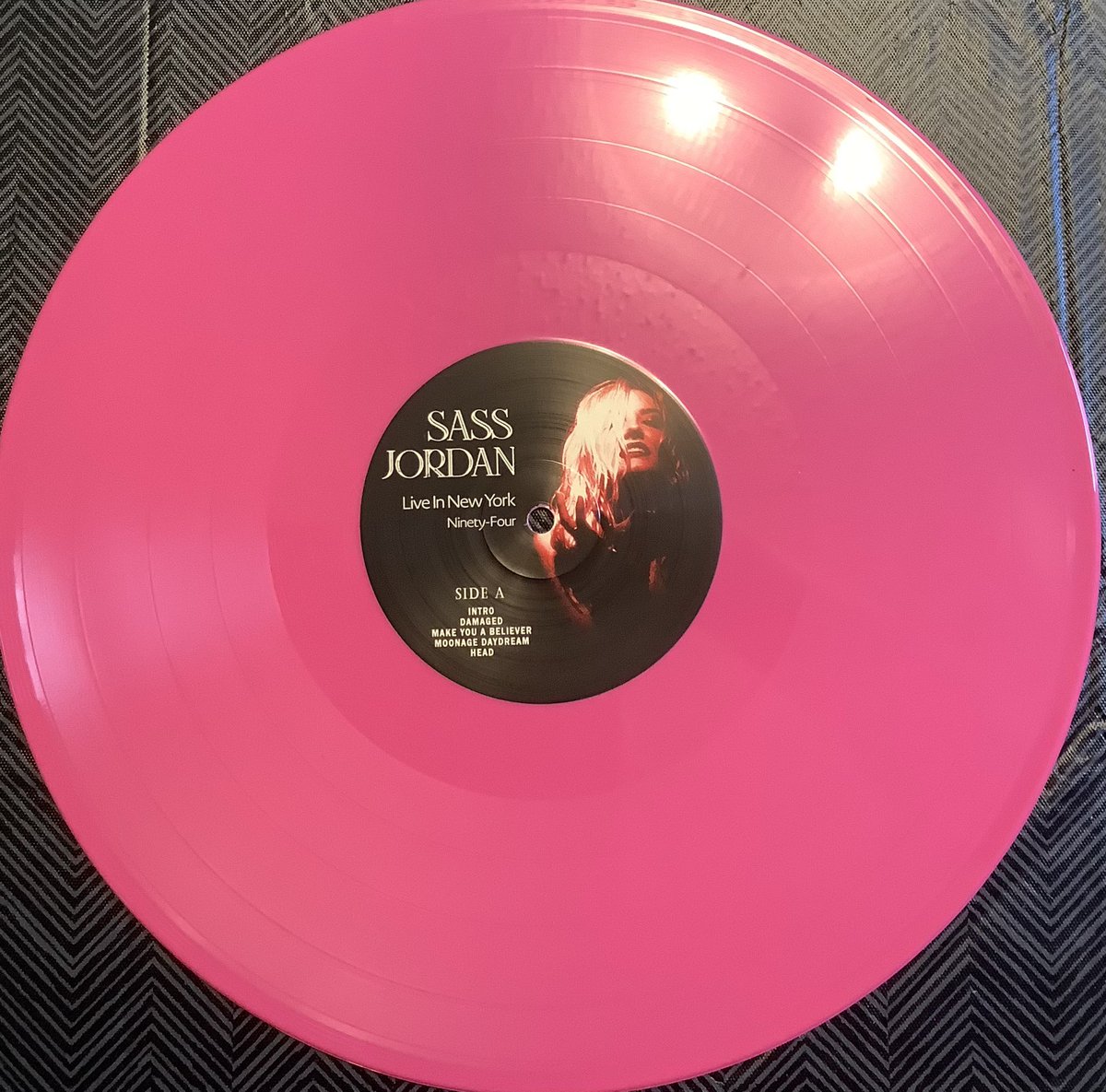 Your_Screams's tweet photo. LP 736 Sass Jordan - Live in New York Ninety Four, 2023. Great live album recorded in 1994 on the Rats tour with a young Taylor Hawkins on drums #vinyl #recordsontheshelf https://t.co/YRQ0D4GrIC