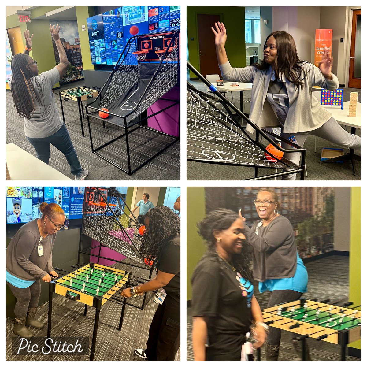 Ashley N Jones (AJ) (@ajatlanta3) on Twitter photo Whatās work, when youāre having fun?! Itās National #FunAtWork Day!! CSD and VSE got together to play some games! #LifeAtATT <a href="/ATT/">AT&T</a> <a href="/OSA_Teams/">OSA</a> <a href="/VirtualSalesExp/">Virtual Sales Experience</a> <a href="/WeRtheNAC/">National Acquisition Centers</a> <a href="/NMustafa07/">Nina Mustafa</a> <a href="/sg939y/">Shareeā de la Greaux</a> <a href="/SClasberry/">Shemika Clasberry</a> <a href="/holliewoodatatt/">Christopher</a> <a href="/jh724k/">Jazma Hines</a> <a href="/virtuallemons/">Elika Lemons</a> Whatās work, when youāre having fun?! Itās National #FunAtWork Day!! CSD and VSE got together to play some games! #LifeAtATT <a href="/ATT/">AT&T</a> <a href="/OSA_Teams/">OSA</a> <a href="/VirtualSalesExp/">Virtual Sales Experience</a> <a href="/WeRtheNAC/">National Acquisition Centers</a> <a href="/NMustafa07/">Nina Mustafa</a> <a href="/sg939y/">Shareeā de la Greaux</a> <a href="/SClasberry/">Shemika Clasberry</a> <a href="/holliewoodatatt/">Christopher</a> <a href="/jh724k/">Jazma Hines</a> <a href="/virtuallemons/">Elika Lemons</a>