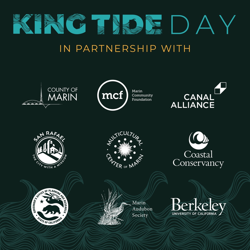 Join the City of San Rafael for King Tide Day! 
Saturday, February 10th, 9:00 a.m. Albert J. Boro Community Center, 50 Canal St. San Rafael 
To participate, sign up here: donate.canalalliance.org/event/king-tid…