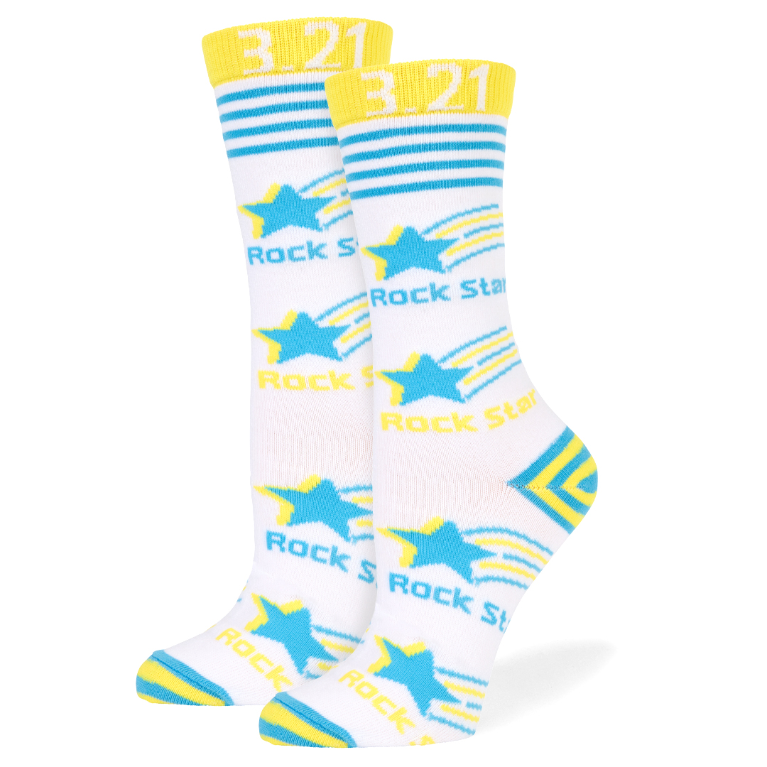 Socks to Celebrate World Down Syndrome Day (March 21) Designed by a Person with Down Syndrome and Made by a Man with Down Syndrome.

John's Crazy Socks has made our Official World Down Syndrome Day 2024. bit.ly/3HF327W
#DownSyndrome #WDSD2024 #crazysocks
