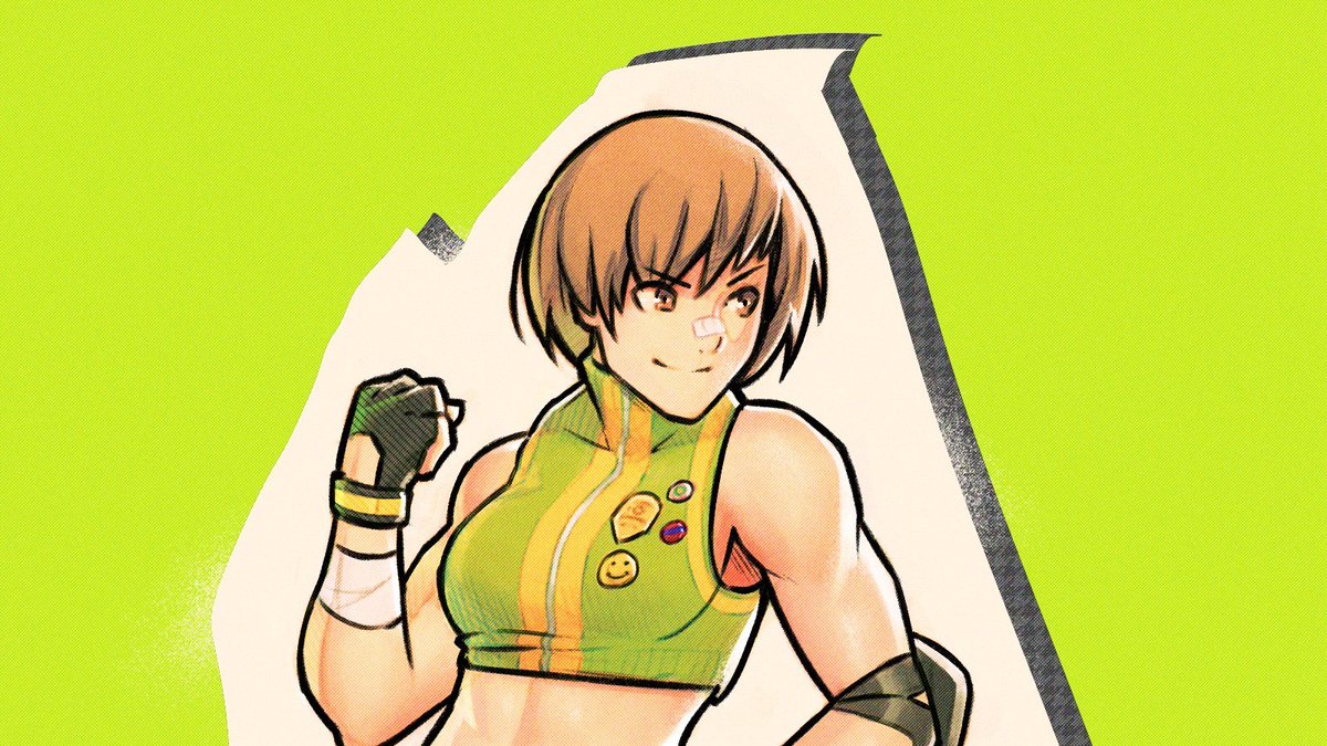 The Persona Character Of The Day is Chie Satonaka from Persona 4! All these fanart of Chie was made by @_99VJ , please support them! I really love their artwork! #ChieSatonaka #Persona4Golden #Persona4 #SMT #Persona