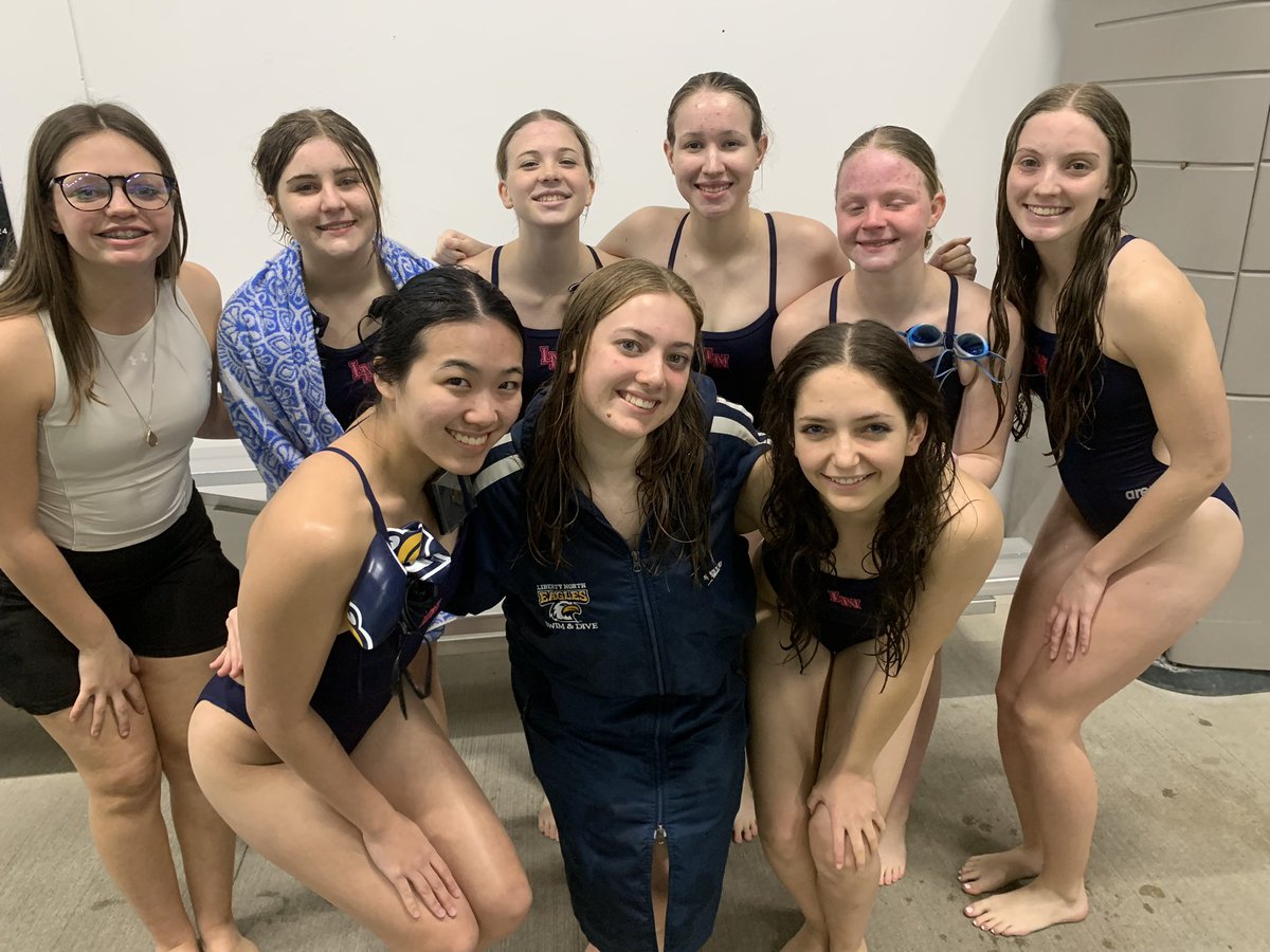 LNEagleSwimDive's tweet photo. Your 2023-24 JV 🥉-place finishing team!  Congratulations on a tremendous season, ladies! We are Eagle Proud of you! 🦅 https://t.co/2wGCVUJlIW