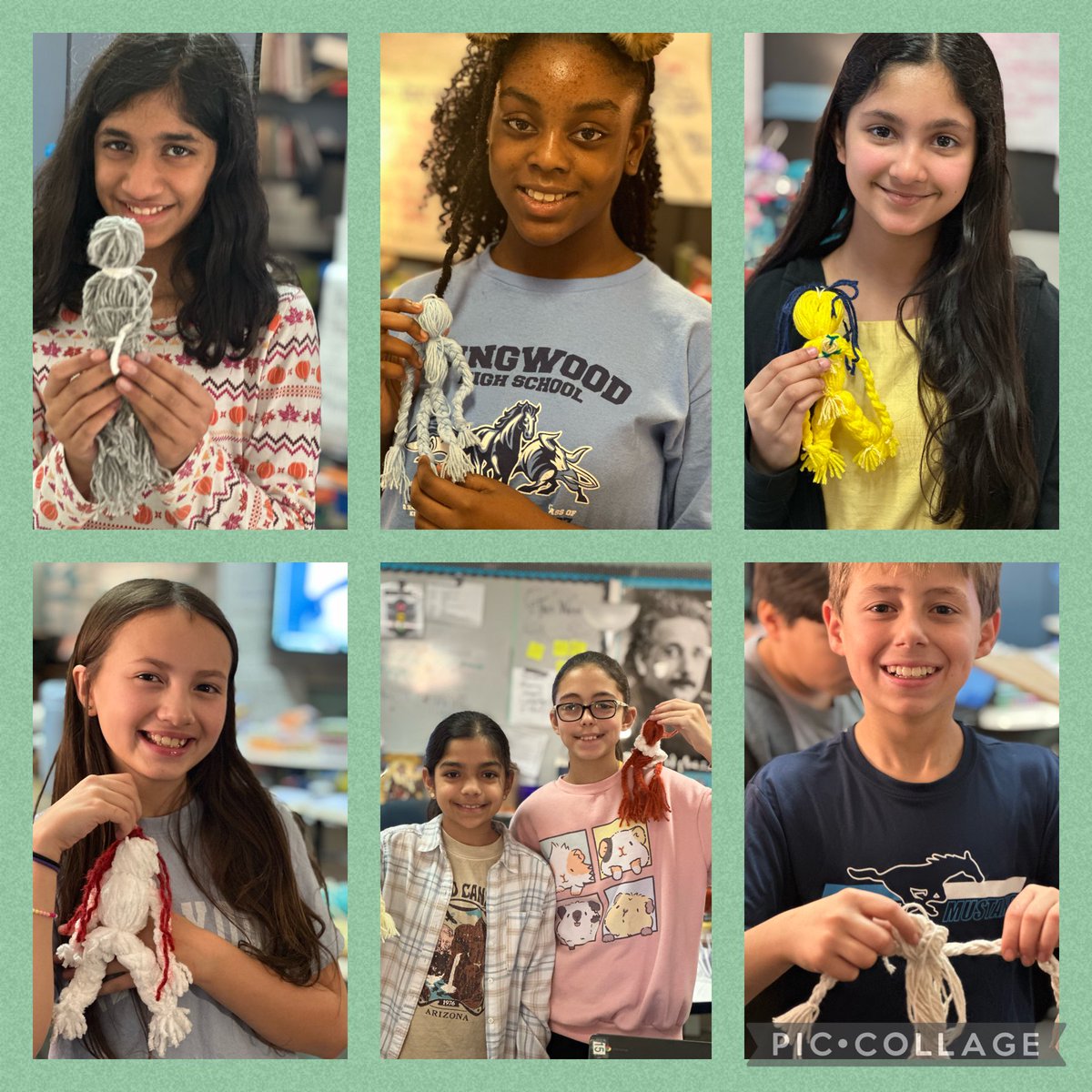 Making the yarn dolls described in #EsperanzaRising is a favorite activity in our celebration of learning! @MMorrisonMEd @HumbleISD_SFE @PamMunozRyan