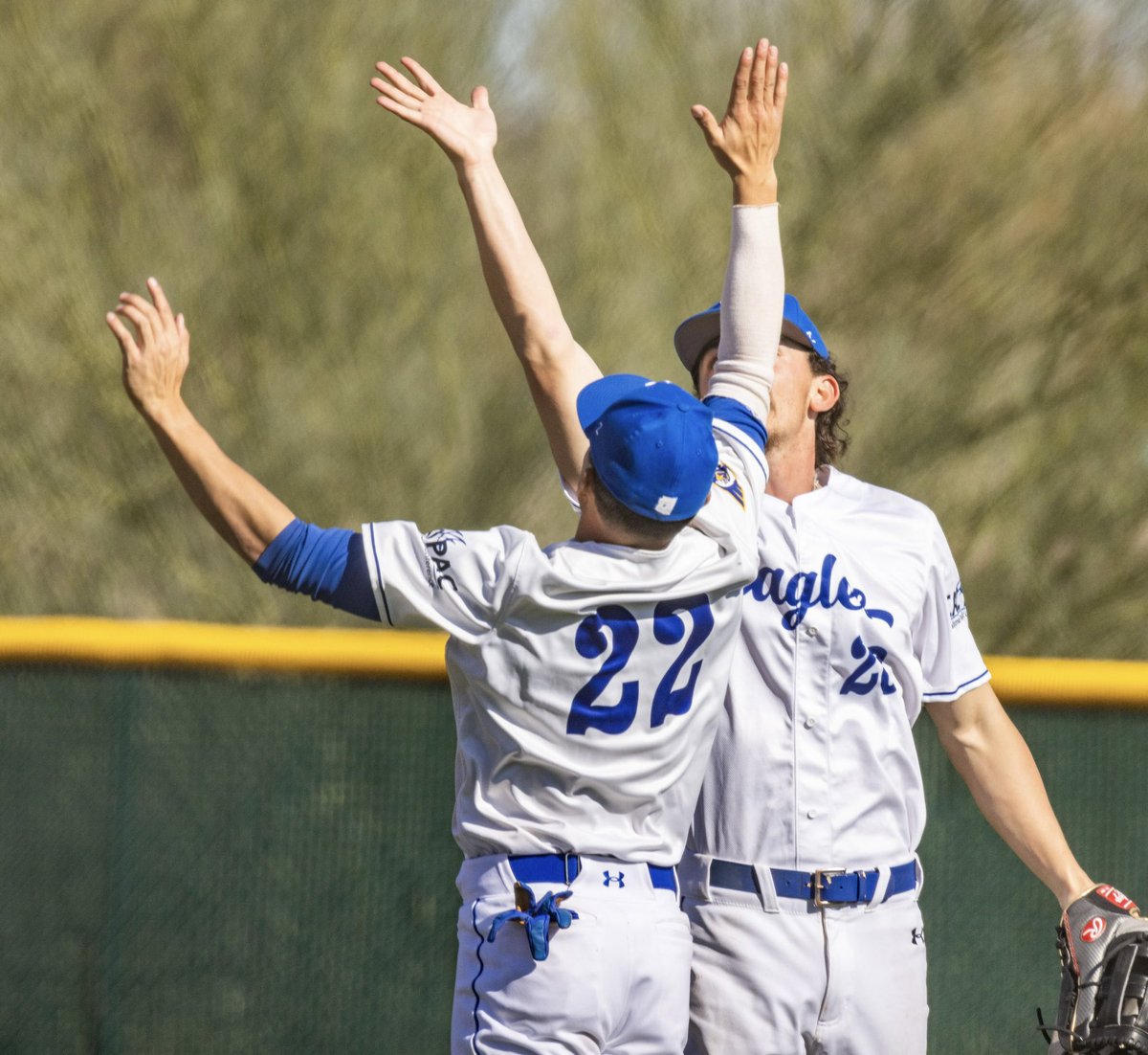 Slap Hands!

The Boys used a 6-run 5th inning and held Mid America Nazarene to 6 hits as they defeated the Pioneers 10-4 Friday afternoon 👏🏼🦅⚾️

<a href="/erau_eagles/">Embry-Riddle Eagles</a> <a href="/ERAUPrescott/">ERAU Prescott</a> <a href="/EmbryRiddle/">Embry-Riddle Univ</a> <a href="/SignalsAZ/">Signals</a> <a href="/TheDailyCourier/">The Daily Courier</a> <a href="/TimesPrescott/">The Prescott Times</a> 

#onerope #eagles #erau #baseball #teamwork #team