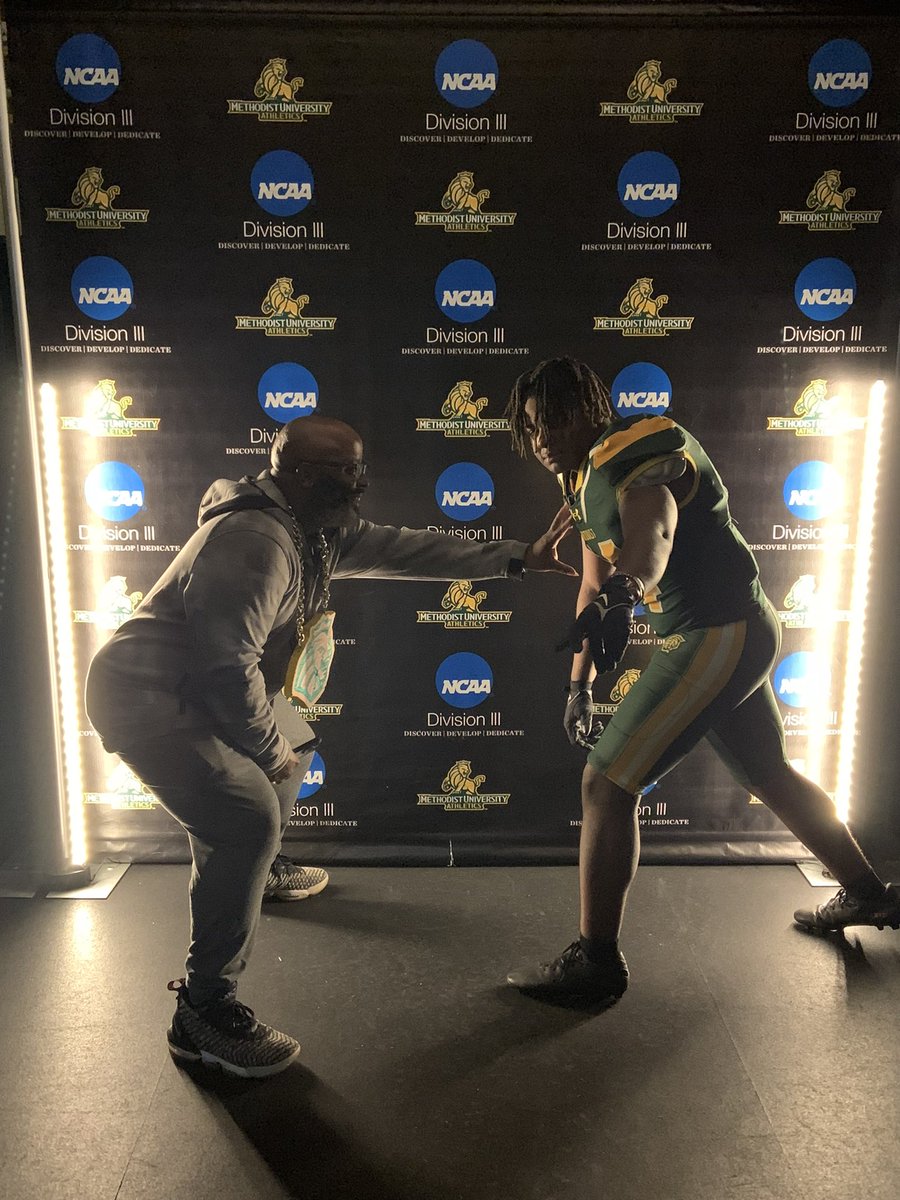 After a great visit and great talks with <a href="/Coach_BWiLL21/">Coach Brandon Williams</a> I am blessed to receive an offer from Methodist University 💚💛