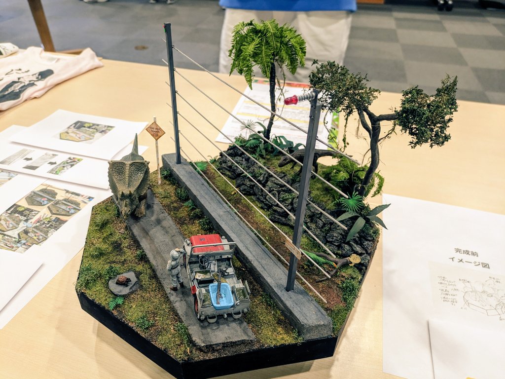 puratyanneru's tweet image. ユースモデリングで展示してます！！
#プラモデル
#ジオラマ
#ユーモ豊橋2024