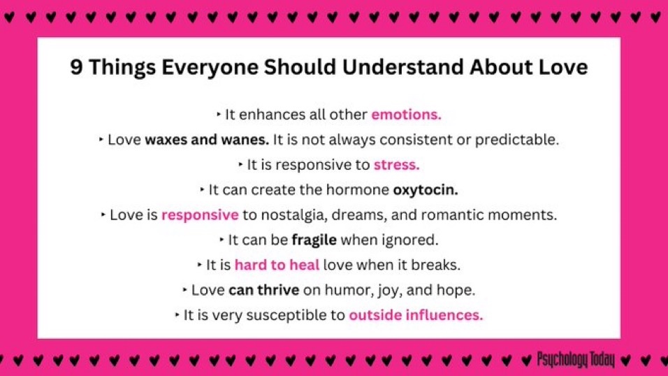 PsychToday's tweet image. Too few couples are aware of how fragile love can be—or of what's really necessary to keep it alive. Keeping these truths in mind can help strengthen any relationship. psychologytoday.com/us/blog/redisc…