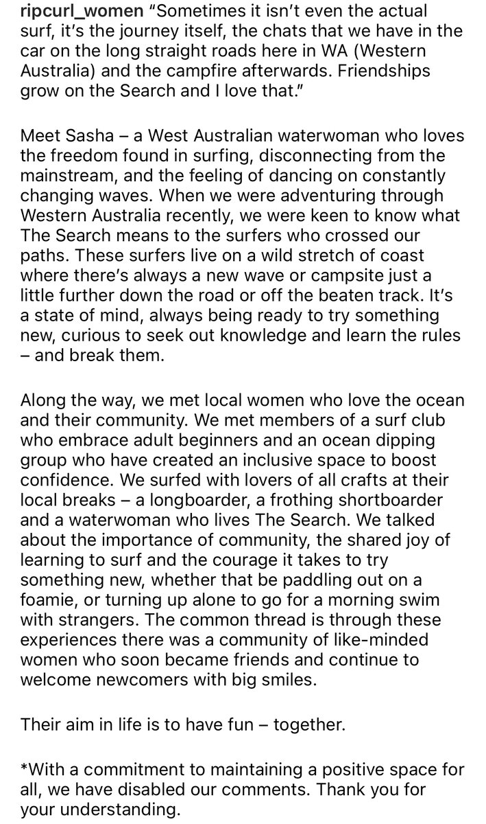 Ripcurl dropped iconic female surfer @bethanyhamilton for standing up for women and reality, then posts a man, celebrating him as a woman. @ripcurl you should be ashamed. @bethanyhamilton is a hero and this man is an embarrassment. dailymail.co.uk/news/article-1…