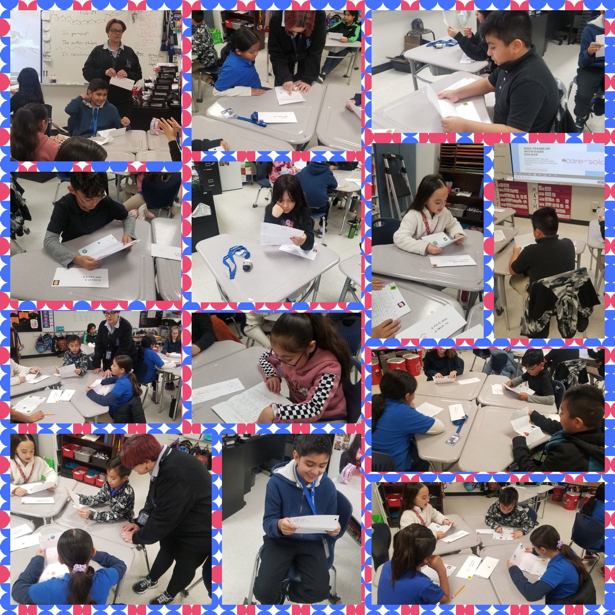 We received our first letters as part of "Building Blazers." A huge thank you to <a href="/LThomas_AHS/">Loghan Thomas</a>, Nyah, Andrea, and Lahna for putting this together.  My dragons are excited to start writing their pen pals.  Here's to a great partnership! #BuildingBlazers @JDrugan_K8 <a href="/Americas_HS/">Nancy Torres</a>