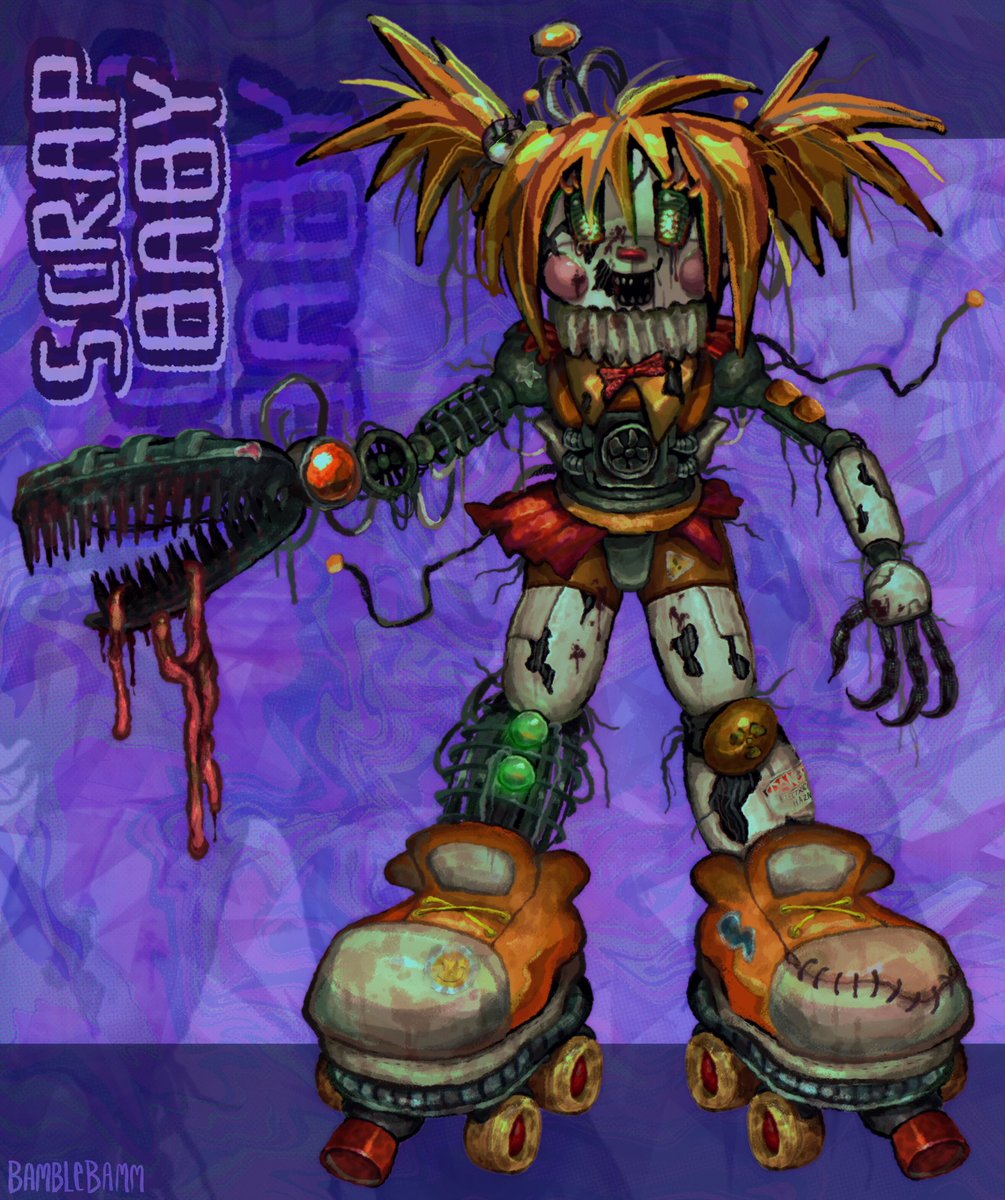 time for your controlled shock #scrapbaby #fnaf