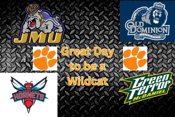 Awesome week of colleges stopping by Delmar. Whether 4 hours away or an hour away, it means the world, at least to us, you guys are coming through and giving our guys at least a look. So, sincerely thank you for your time and effort. Safe travels.
#greatdaytobeawildcat