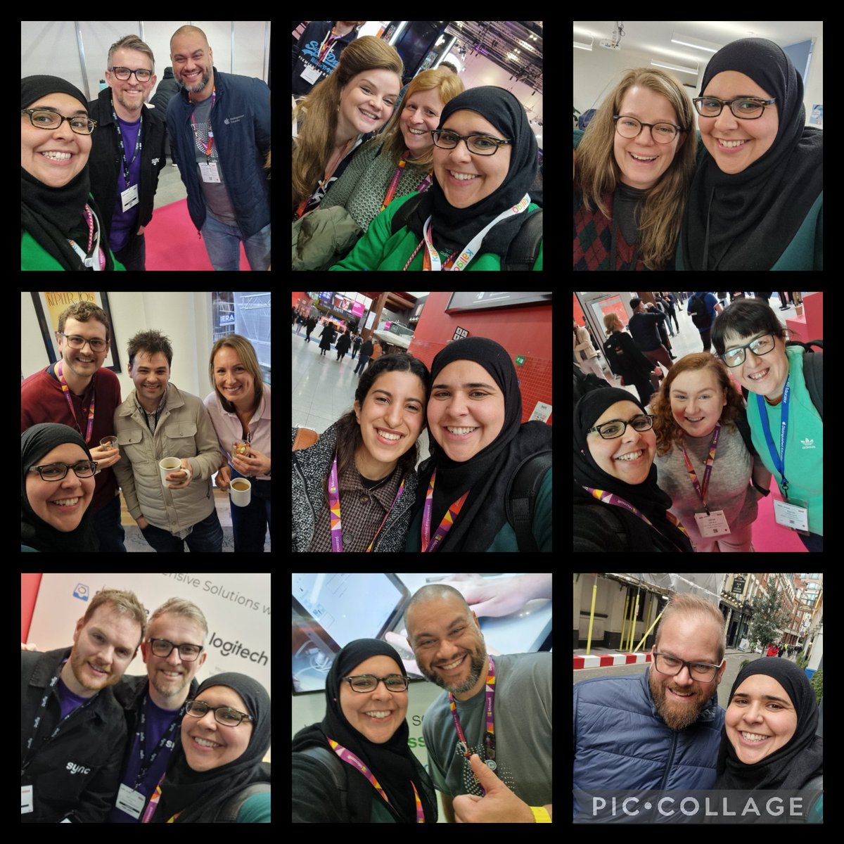 Reconnecting in REAL LIFE with my ADE family! 🥰 Lots of hugs and laughs! 🌞✨️ FYI- Haleema podcasts avaliable on messaging voice note for anyone I didn't see today! 🤣 📞📲 💖 #applecommunity #ADE2023 #bestclassever @peterford