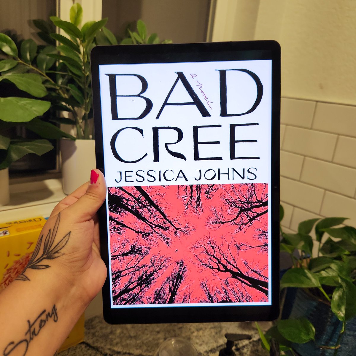 I read another book! For fun!! My first horror read (Indigehorror at that!) and I loved it!! 😍 #BadCree 

📚 Book no.2 of the year!