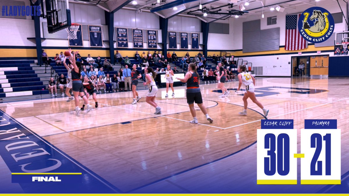 CedarCliff_AD's tweet image. Lady Colts pick up a huge win at home vs Palmyra!