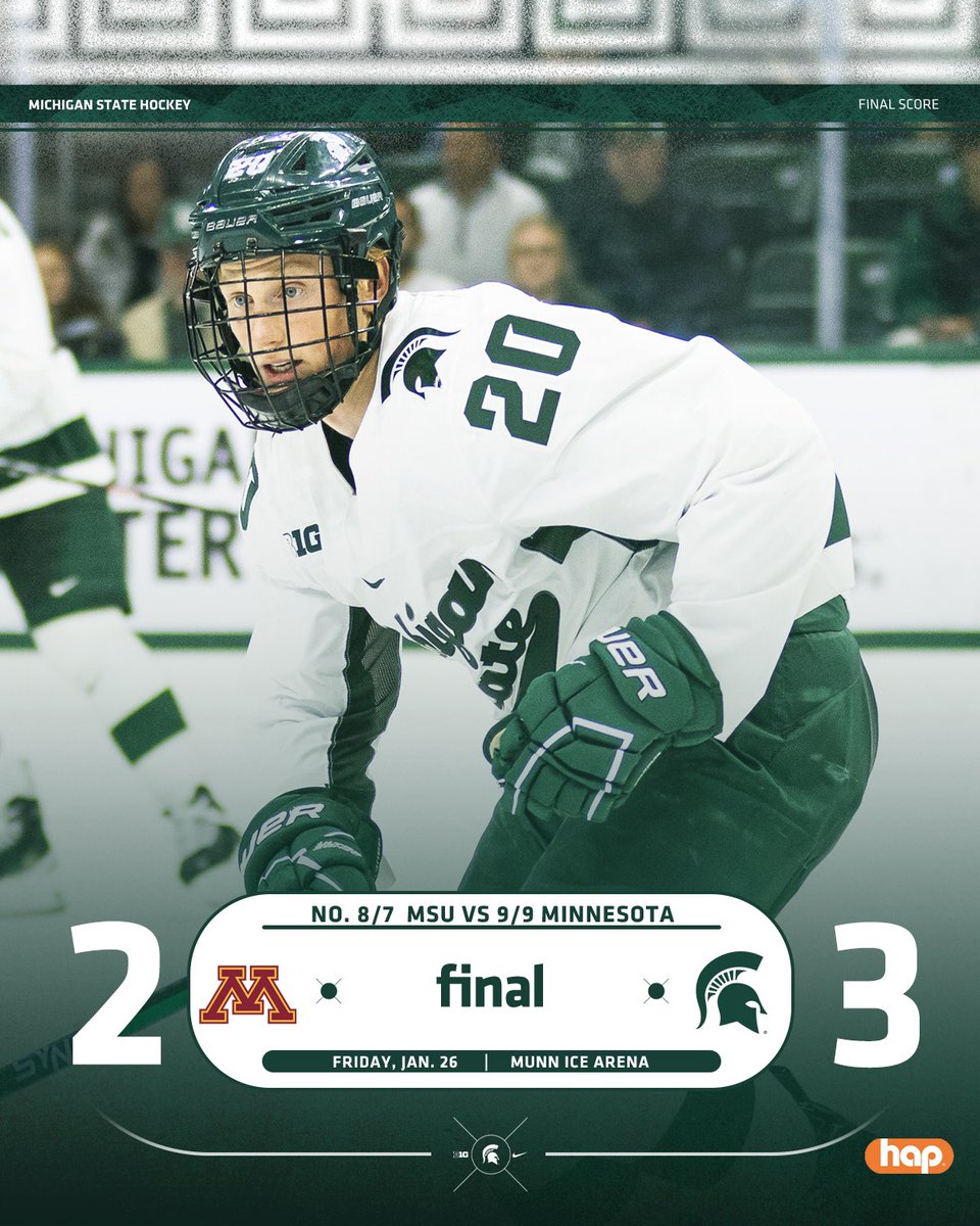 Daniel Russell scores with 4 seconds left and Griffin Jurecki’s gets his first to complete the Spartan comeback.