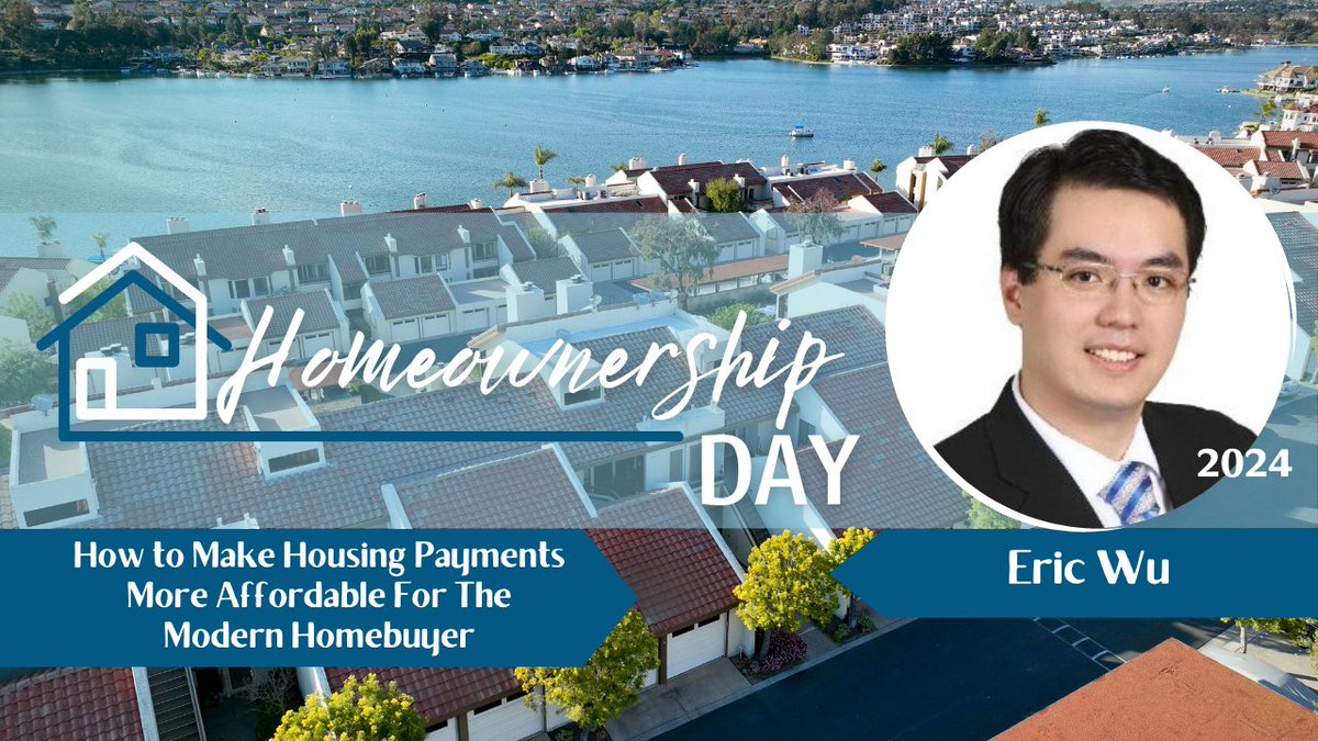 Check out Eric Wu's Homeownership Day session with lots of creative ways to make payments more affordable. Eric will walk you through different options, and how they will affect your payment scenario. You don't want to miss this session! 
homeownershipday.com/courses/how-to…
