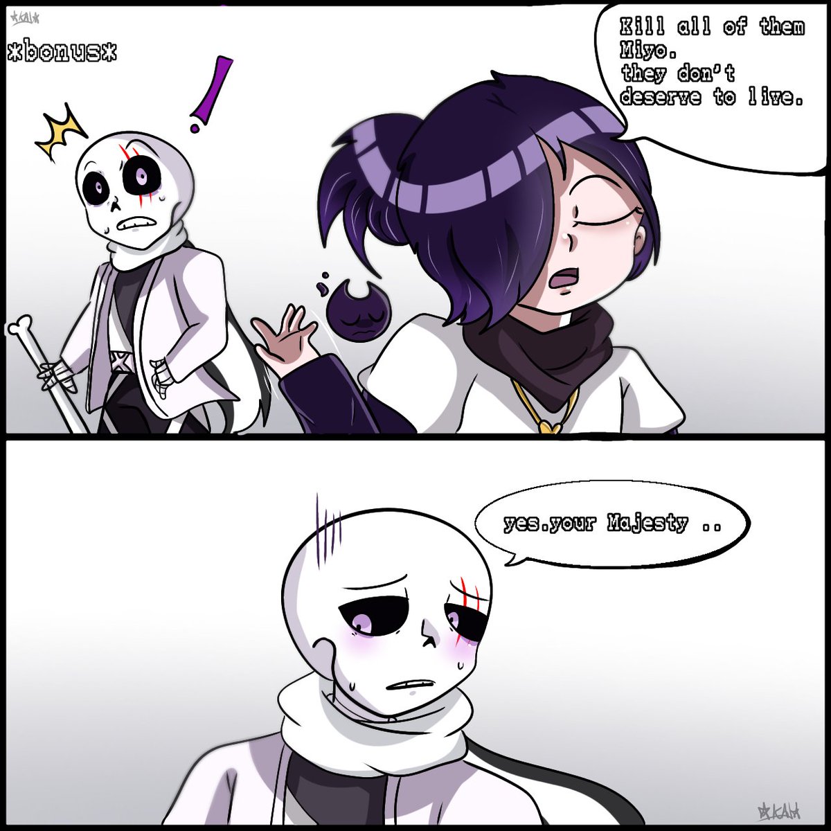 Bubble_art_tea's tweet photo. XMiyo and Xkora 
( Manifesttale x Xtale au)

#ocs #myocs #undertaleAU #undertale #underverse 
#ocundertale #undertaleoc #artdigital #digitalart #illustration https://t.co/dK1cl37IQW