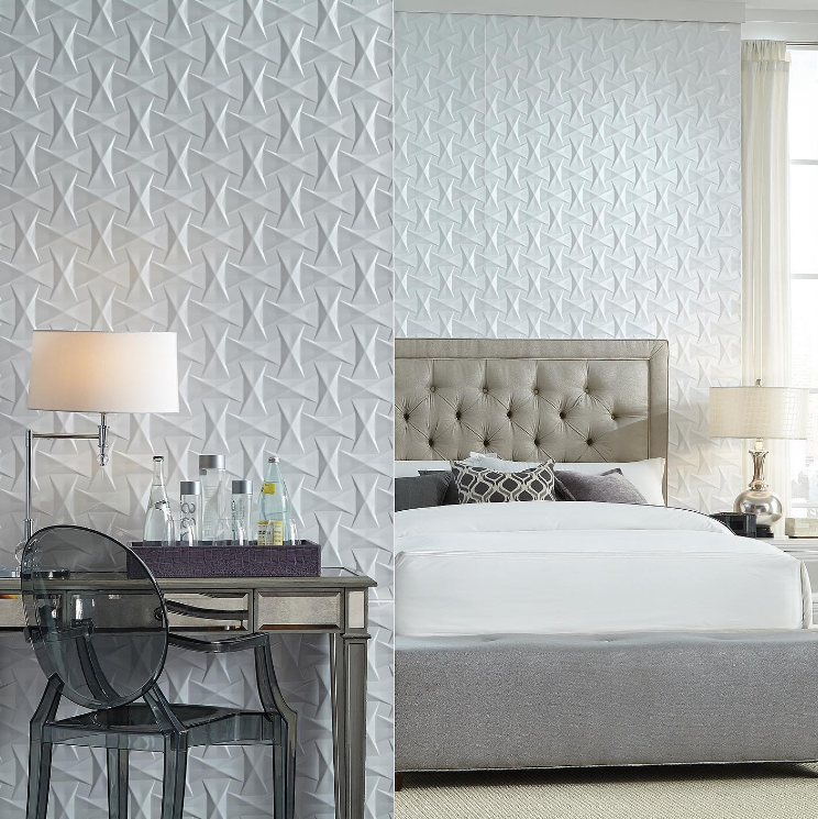 OutwaterInd's tweet photo. Check out our “bow tie” FlexLam wall panel 🙌 3D thermoplastic sheets are high impact resistant, light, and easy to install on any substrate — including drywall. Hundreds of pattern and finish combinations are available.

Click here 👉 https://t.co/QaVrJy1HtR https://t.co/d6bVRH8INO