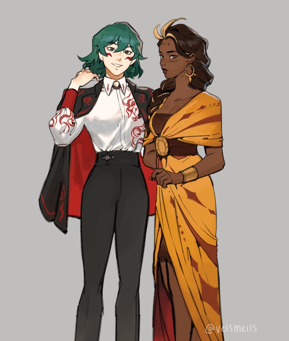 Xiao at 99% lesbian power tweet media