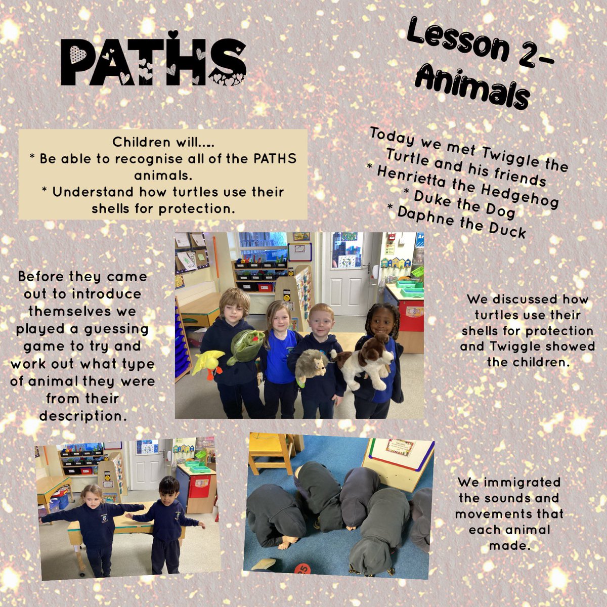 This week we introduced the PATHS programme to our children. Reception have throughly enjoyed their lessons and loved meeting the PATHS characters. We love Twiggle the turtle. <a href="/WiganCouncil/">Wigan Council</a> @BewellW <a href="/PATHSEdUK/">PATHS® Programme for Schools (UK Version)</a>