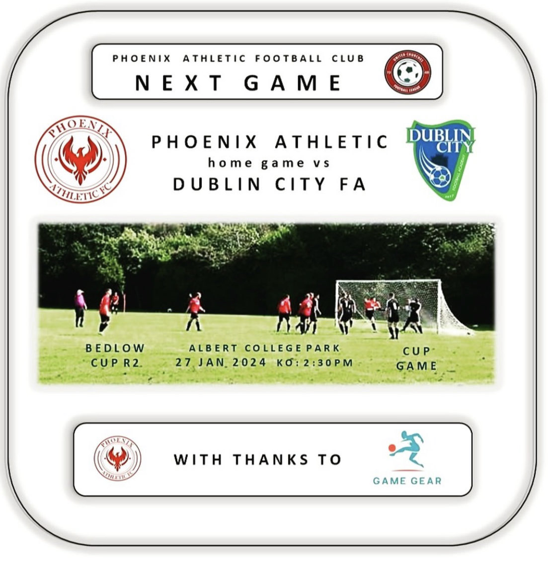 #BedlowCup action this weekend as we host ⁦@AstarsFc⁩ in round 2 of the competition. Our ⁦<a href="/UCFL_/">United Churches Football League</a>⁩ Div3b guests will no doubt bring an 'A' starred battle! The fun begins at 2:30pm in #Albo.