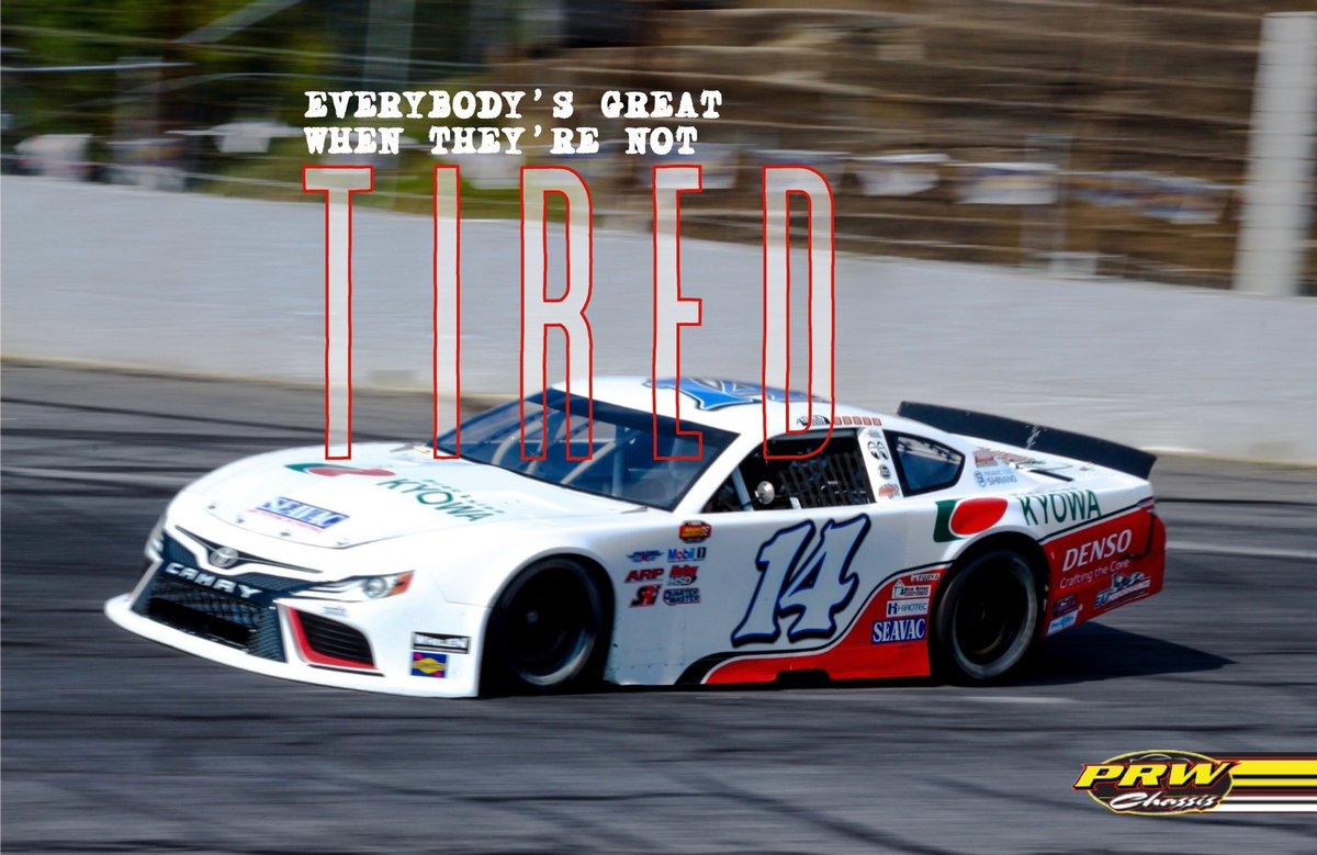 It’s when a person is tired that the true champion comes out!!

#prw #prwchassis #racing #racecar #lmsc #latemodelstock #weeklyseries #motorsports #shorttrack #motivation #champion #tired