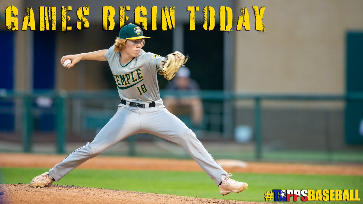 Today's the day! #TAPPSbaseball games begin today.