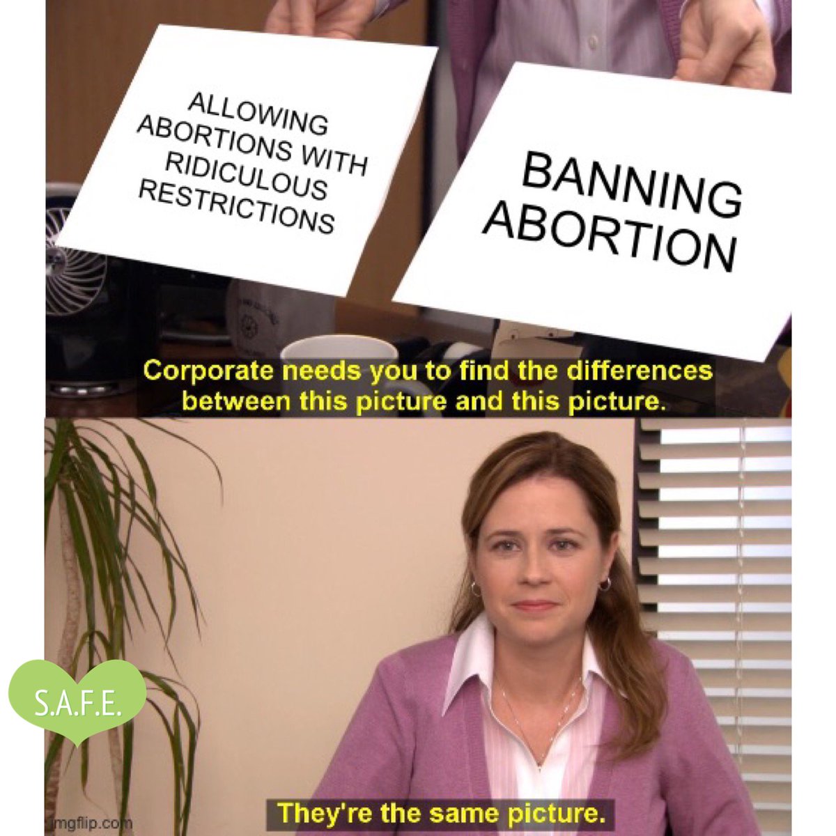 This #MemeMonday we're unapologetically pro-abortion and proud 💚

#AbortionMemes #AbortionPillsAreSafe #AbortionIsNormal #AbortionIsOk