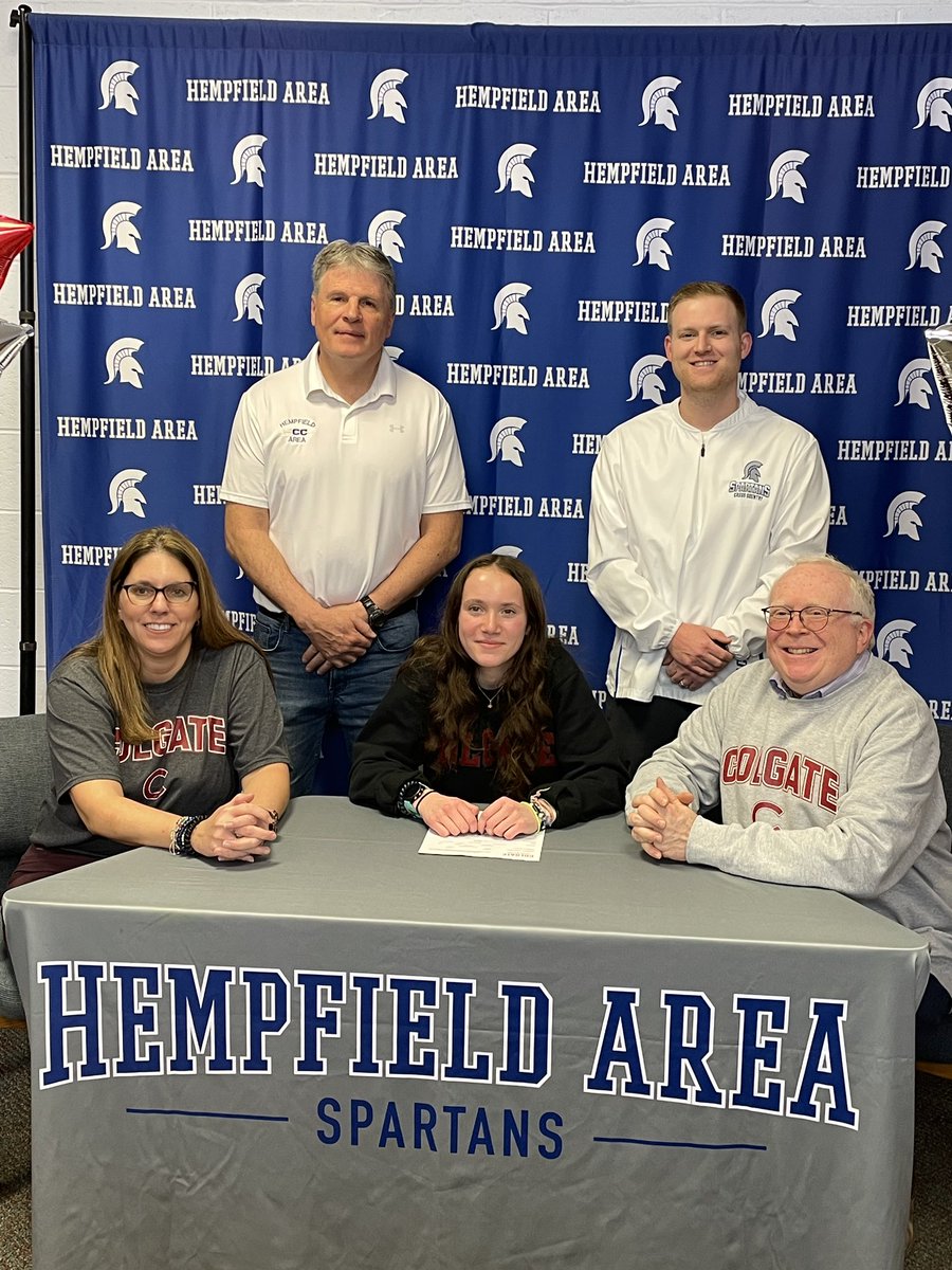 hasd_athletics's tweet photo. Congratulations to Hempfield Area senior student-athlete Alicia Weimer for committing to continue her academic and Cross Country &amp; Track careers at Colgate University! https://t.co/Eq8Qcu7Oii