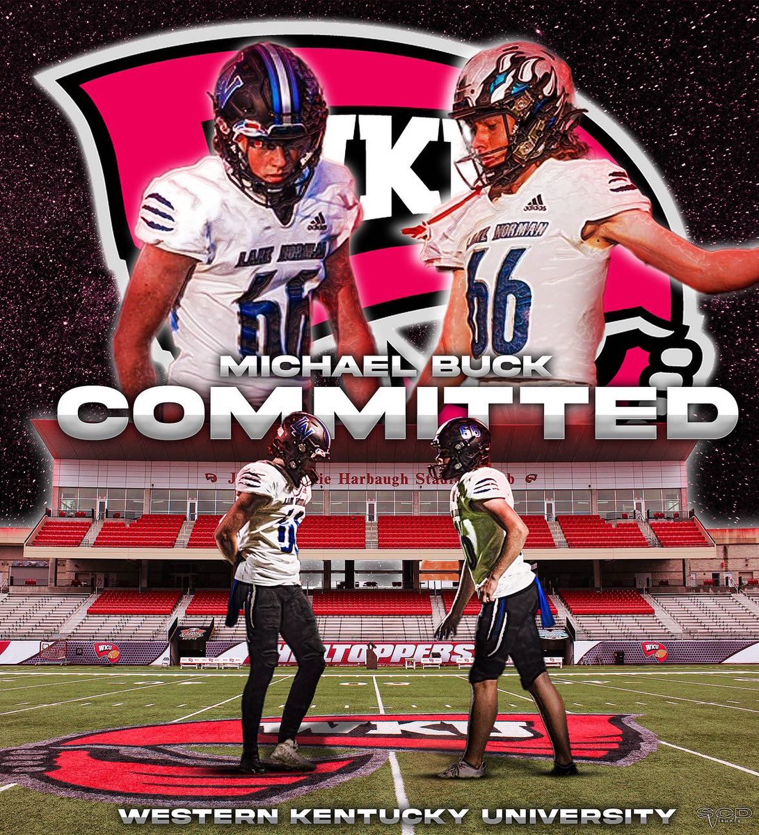 AGTG
COMMITTED <a href="/WKUFootball/">WKU Football</a> 
.
<a href="/TheLake_FB/">Lake Norman Football</a> <a href="/DanOrnerKicking/">DanOrnerKicking</a> <a href="/CoachOliphant32/">Jonathan Oliphant</a> <a href="/FB_CoachFitz/">Sean Fitzgerald</a> <a href="/CoachBuck_1/">Timothy Buck</a>