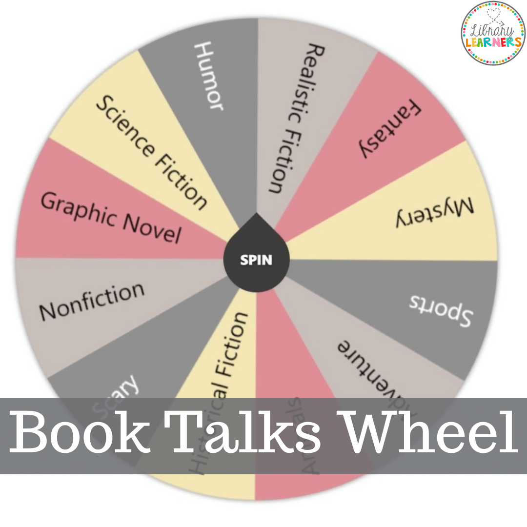 📘🗣📘🗣Book talks ignite students’ passion for reading, while getting them hooked and leaving them wanting more. Learn how to use a BOOK TALK WHEEL 🌀

sbee.link/8c7g9frp3u  via <a href="/myschoollibrary/">Cari White</a>
#librarytwitter #txlchat #schoollibrarians