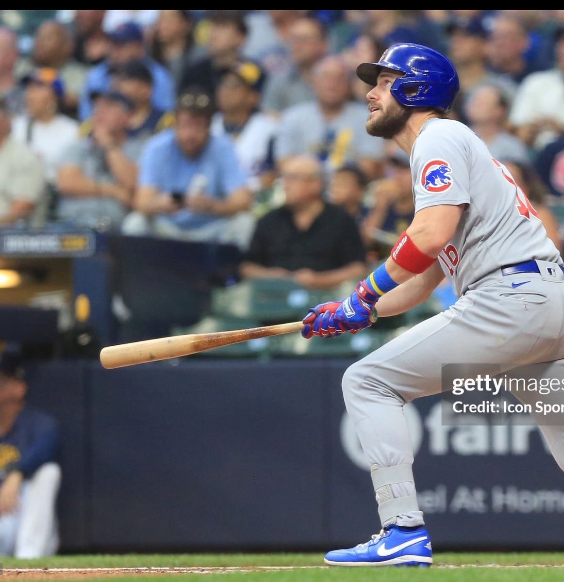 HargoAuthentics's tweet photo. Very excited to add this Patrick Wisdom #gameused 2023 uncracked @HomewoodBat to the #Cubs collection. This was used to hit his last two HR’s of 2023 (career #79 & 80) and is absolutely pounded with use.
@PatrickWisdom5 - How do I get this guy signed? Anything coming up??
☘️ https://t.co/97M84UPmZp