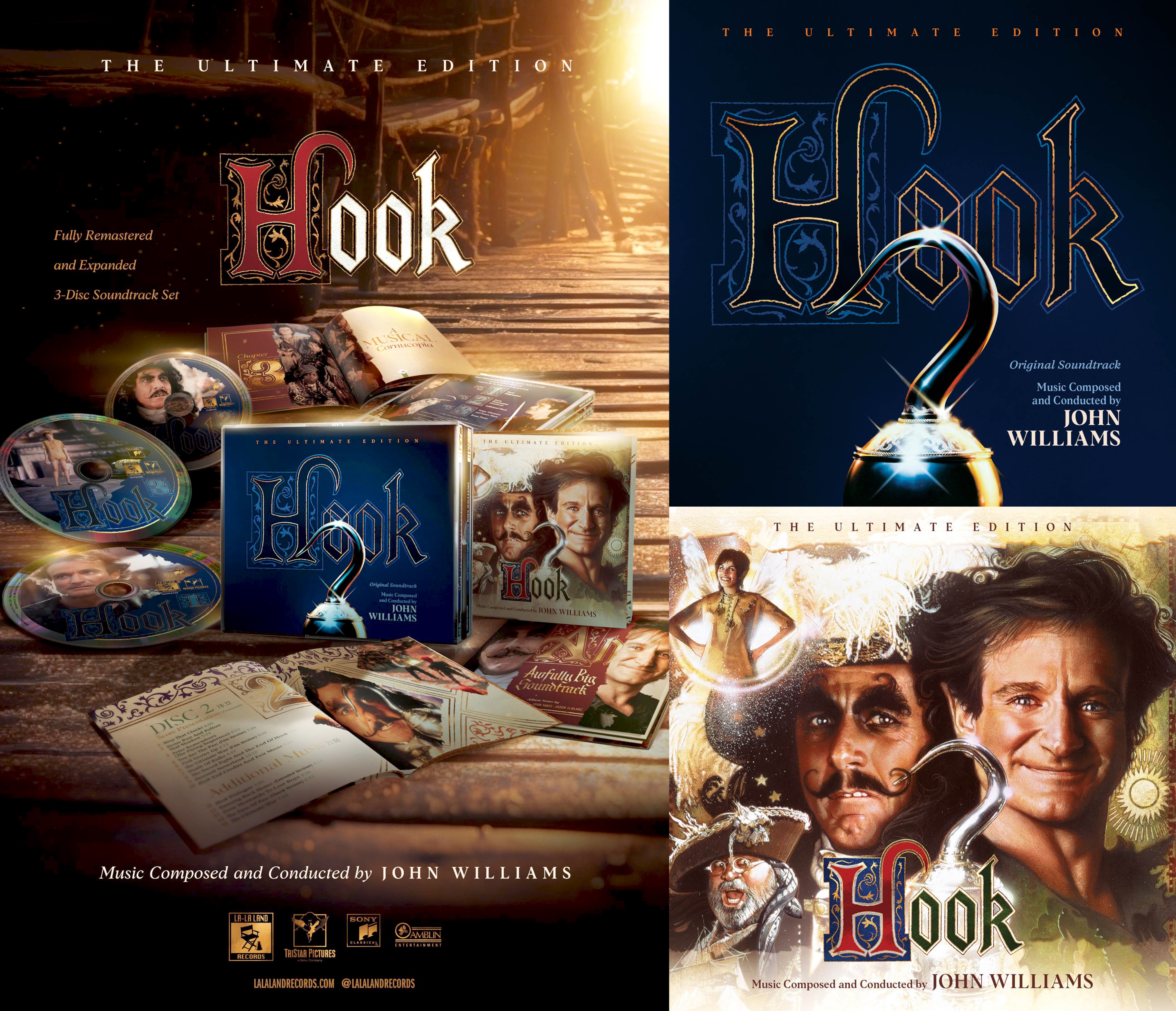 Hook Movie Fan Community on X: BACK IN STOCK !!! #HOOK The Ultimate  Edition - expanded & remastered Limited Edition 3-CD #Soundtrack by  #JohnWilliams . Order now at #laLaLandRecords ! ==>   ==>