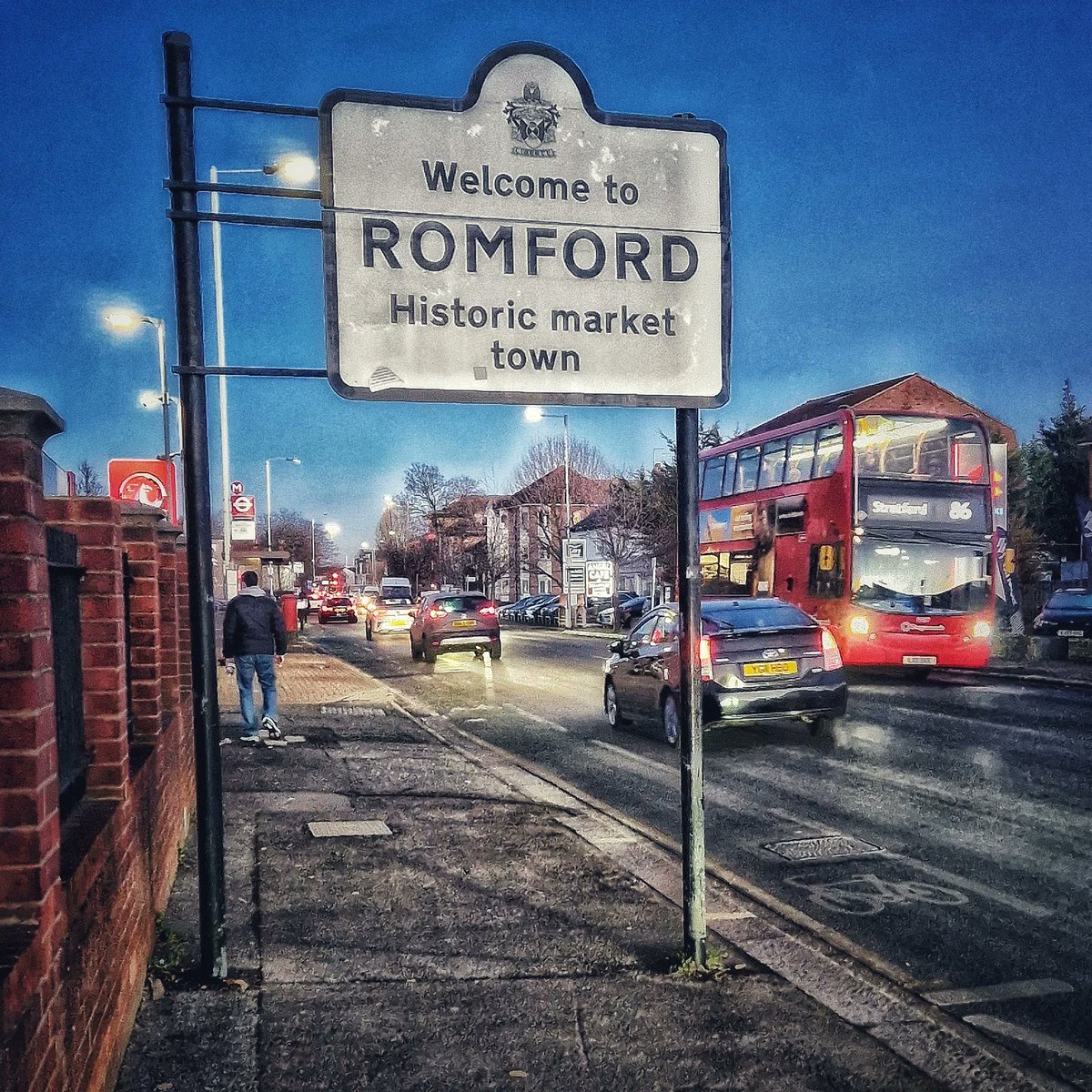 Out and about in my home town of Romford