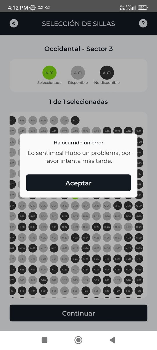 dlfernandez05's tweet photo. @AlianzaFc_ofic @Fankisports no puedo comprar mi entrada por favor arreglar la app https://t.co/SLugJPzlWO