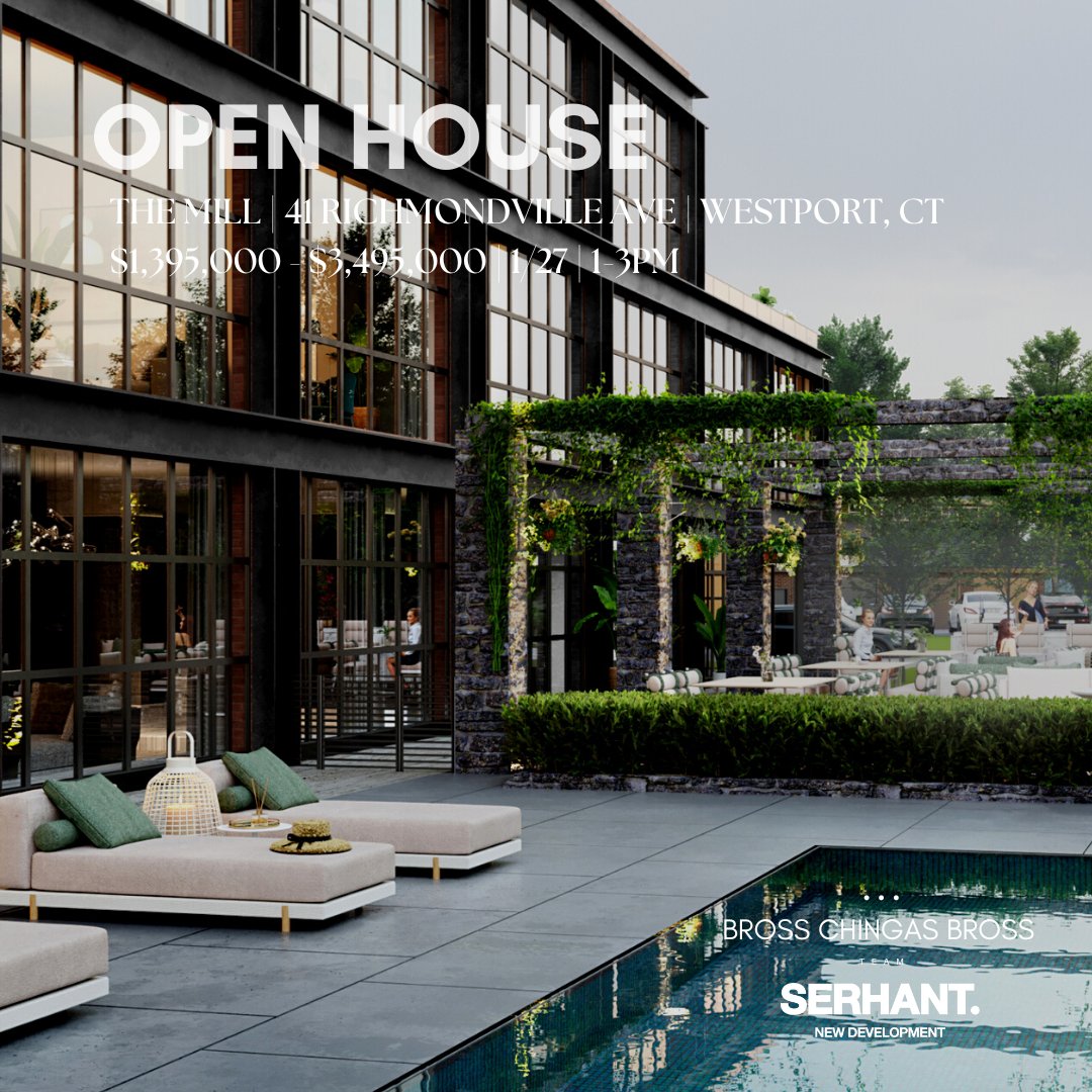 #OPENHOUSES⁣⁣ This Weekend
The Mill | 41 Richmondville Ave, Westport, CT
$1,395,000 - $3,495,000
1/27 | 1-3pm
#JustListed
329 Greens Farms Road, Westport, CT | $4,699,000
1/28 | 1-3pm

 #SoldOnCT
<a href="/ColdwellBanker/">Coldwell Banker</a> Global Luxury®⠀⠀⠀⠀
Info@BrossChingas.com
