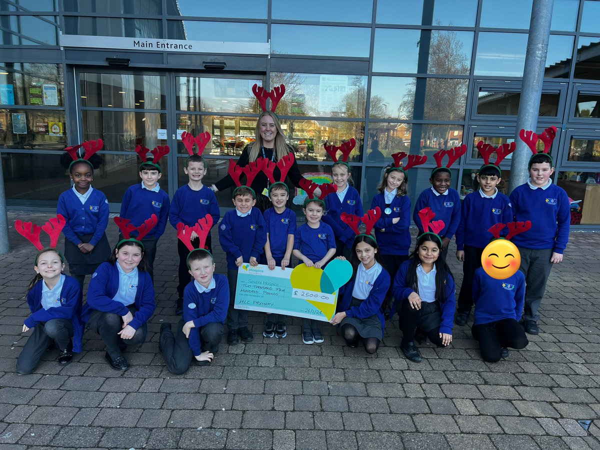 Mrs Bradshaw (@mrsbradshawhlc) on Twitter photo Our Student Parliament presented <a href="/severnhospice/">Severn Hospice</a> with the money we raised during our Rudolph Relay 🦌. Your generous donations reached an incredible total of £2,500 👏🏽 Thank you so much again to those who kindly gave to such a great cause 💛 <a href="/HLC_Primary/">HLC_Primary</a> - we are so proud of you🏃🏽♂️ Our Student Parliament presented <a href="/severnhospice/">Severn Hospice</a> with the money we raised during our Rudolph Relay 🦌. Your generous donations reached an incredible total of £2,500 👏🏽 Thank you so much again to those who kindly gave to such a great cause 💛 <a href="/HLC_Primary/">HLC_Primary</a> - we are so proud of you🏃🏽♂️